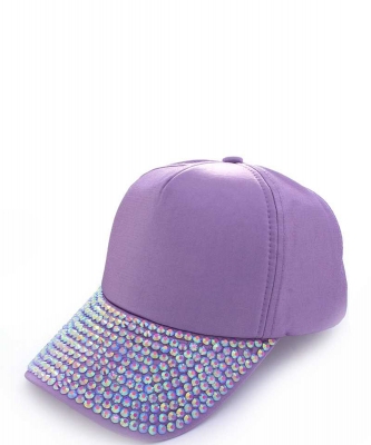 Bling Baseball Cap CAP-00538PP PURPLE